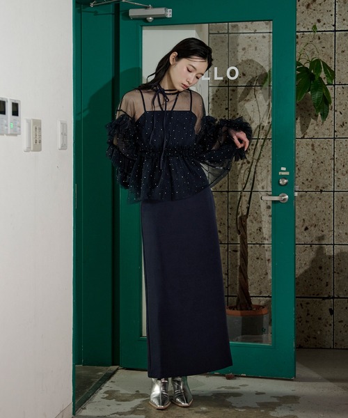 Elegant volume sleeves セットキャミドレス（ドレス）｜Ezick