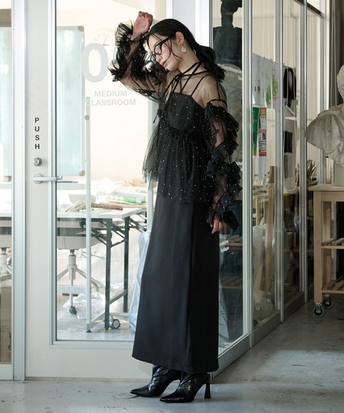 Elegant volume sleeves セットキャミドレス（ドレス）｜Ezick