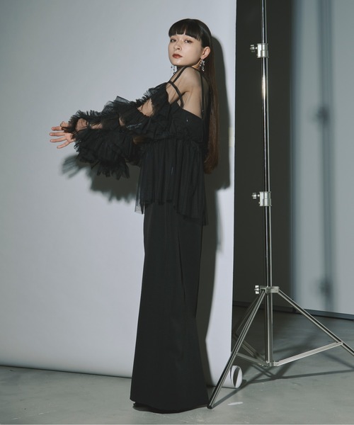 Elegant volume sleeves セットキャミドレス（ドレス）｜Ezick
