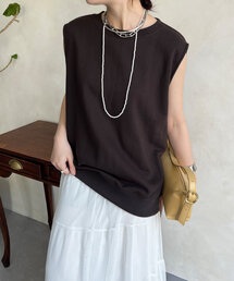 DouDou | スウェットタンクプルオーバー(Tシャツ/カットソー)