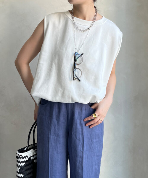 スウェットタンクプルオーバー（Tシャツ/カットソー）｜DouDou