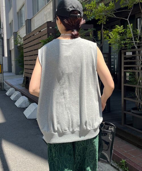 スウェットタンクプルオーバー（Tシャツ/カットソー）｜DouDou