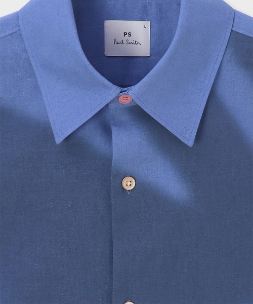 PS Paul Smith(ピーエスポールスミス)の「パームシャドウ 半袖シャツ / 152315 394Z(シャツ/ブラウス・メンズ・ブルー/グリーン/ピンク・MEDIUM/LARGE/X-LARGE/SMALL)」の4枚目の写真