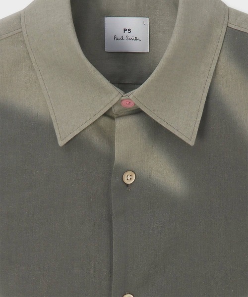 PS Paul Smith(ピーエスポールスミス)の「パームシャドウ 半袖シャツ / 152315 394Z(シャツ/ブラウス・メンズ・ブルー/グリーン/ピンク・MEDIUM/LARGE/X-LARGE/SMALL)」の7枚目の写真