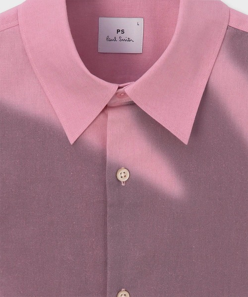 PS Paul Smith(ピーエスポールスミス)の「パームシャドウ 半袖シャツ / 152315 394Z(シャツ/ブラウス・メンズ・ブルー/グリーン/ピンク・MEDIUM/LARGE/X-LARGE/SMALL)」の10枚目の写真