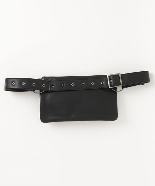 X-girl（エックスガール）の「FAUX LEATHER 2WAY BELT BAG（ショルダーバッグ・レディース・ブラック・ONE SIZE）」の14枚目の写真