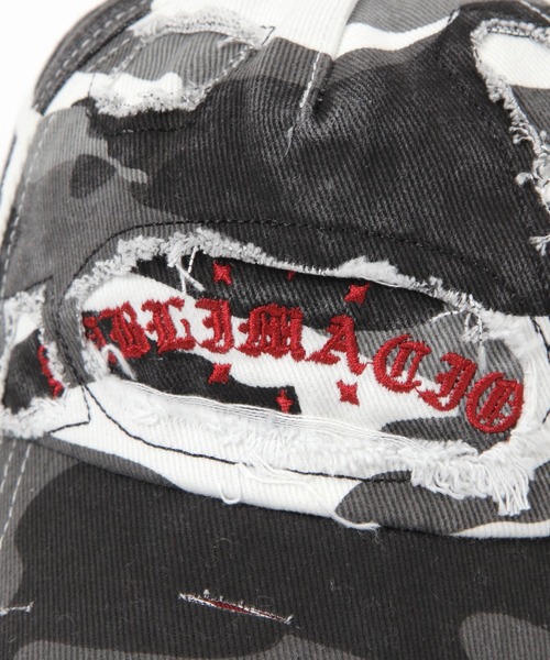 LAND MUSEUM（ランドミュージアム）の「LAND MUSEUM／カモフラダメージCAP（キャップ・メンズ・ダークブラウン/グレー/カーキ・FREE）」の11枚目の写真