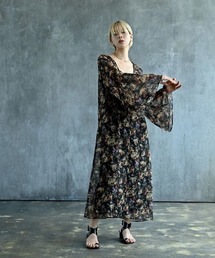 【funda mine ファンダマイン】フラワージャガードバルーンスカート/美品 Bottoms – funda mine