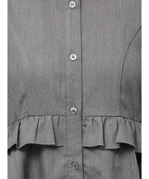 フリルショルダーバルーンミニワンピース（ワンピース）｜jouetie