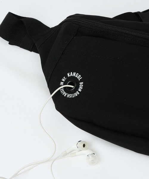 KANGOL（カンゴール）の「KANGOL カンゴール ウェストバッグ 250-3052（ボディバッグ/ウエストポーチ・レディース・カーキ/ブラック・FREE）」の13枚目の写真