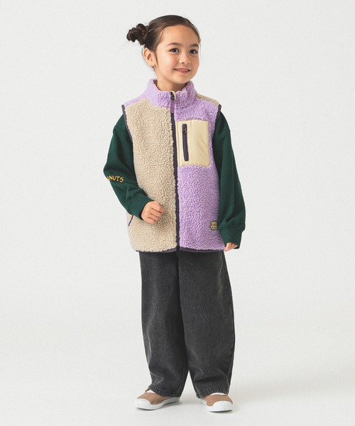 B:MING by BEAMS(ビーミングバイビームス)の「リバーシブル ボア ベスト 2025FW(90~140cm)(ベスト・キッズ・パープル系その他5/チャコールグレー・M(110-120)/L(130-140)/S(90-100))」の20枚目の写真