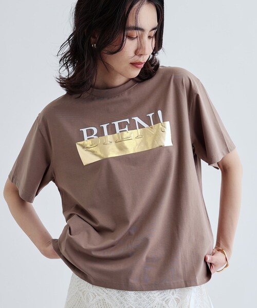 セール】【再入荷／接触冷感】箔プリントロゴTシャツ（Tシャツ