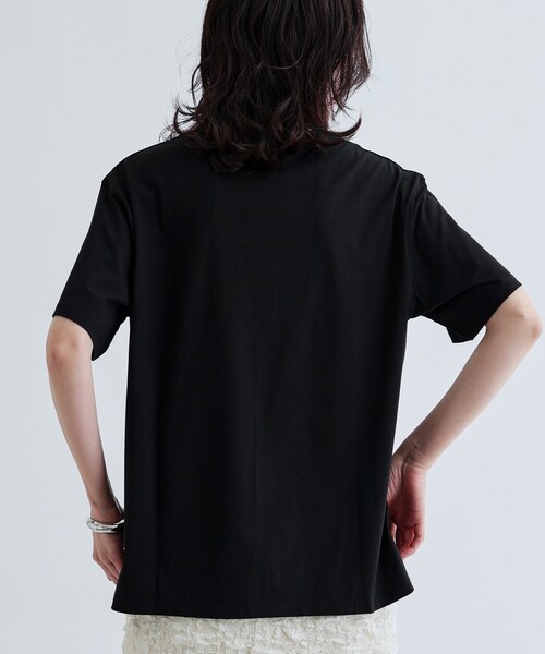 GALLEST（ギャレスト）の「【再入荷】箔プリントロゴTシャツ（Tシャツ/カットソー・レディース・ホワイト/ブラック/ブラウン系・38）」の10枚目の写真