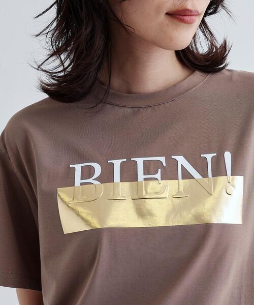 セール】【再入荷／接触冷感】箔プリントロゴTシャツ（Tシャツ