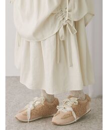 merry jenny | Wリボンフェイクファースニーカー(スニーカー)