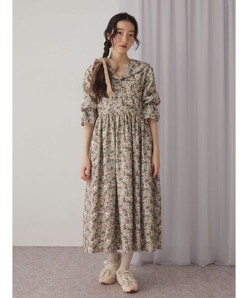 merry jenny（メリージェニー）の「Wリボンフェイクファースニーカー（スニーカー・レディース・ブラウン/ピンク/アイボリー・MEDIUM/LARGE）」の13枚目の写真