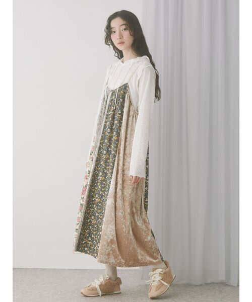 merry jenny（メリージェニー）の「Wリボンフェイクファースニーカー（スニーカー・レディース・ブラウン/ピンク/アイボリー・MEDIUM/LARGE）」の22枚目の写真