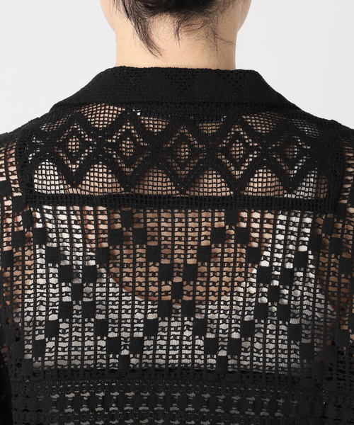 FRAMeWORK（フレームワーク）の「≪追加≫アンティークレースOPカラーシャツ 2（シャツ/ブラウス・レディース・ブラック/アイボリー・FREE）」の9枚目の写真