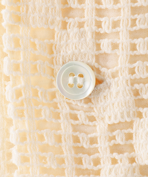 FRAMeWORK（フレームワーク）の「≪追加≫アンティークレースOPカラーシャツ 2（シャツ/ブラウス・レディース・ブラック/アイボリー・FREE）」の14枚目の写真