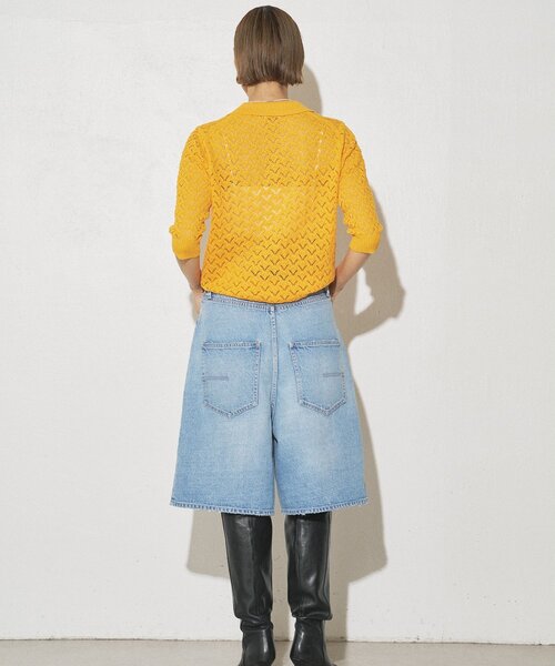 Whim Gazette（ウィムガゼット）の「【GEMINI】DENIMハーフパンツ