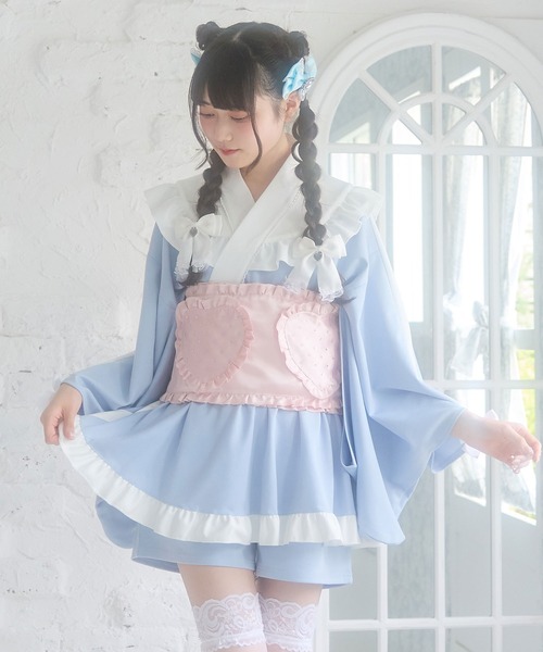 DearMyLove（ディアマイラブ）の「ヨークフリルジャージメイド浴衣