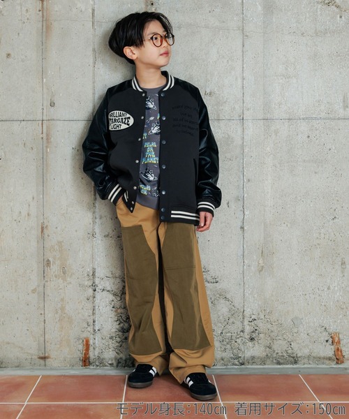 MAKE YOUR DAY（メイクユアデイ）の「アワードジャケット■150.160cm（ブルゾン・キッズ・レッド/チャコールグレー・160/150）」の10枚目の写真