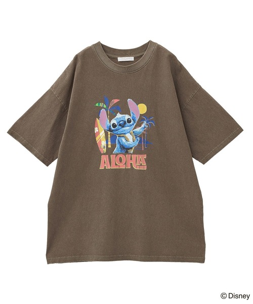 セール】スティッチ/ヴィンテージ風ピグメントTシャツ（Tシャツ