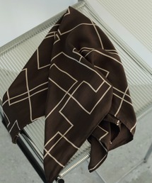 anuke | Geometric Print Scarf(バンダナ/スカーフ)