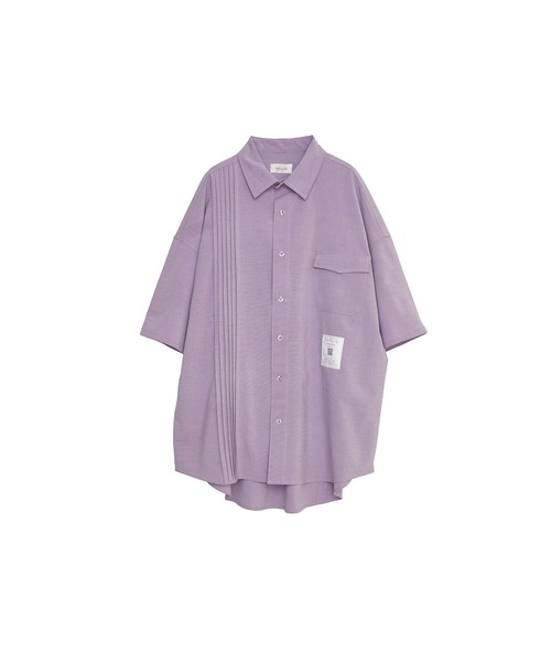 Nora Lily(ノラリリー)の「【Nora Lily】Echo Solid S/S Overshirt(シャツ/ブラウス・メンズ・ブラック/ライトパープル・FREE)」の18枚目の写真