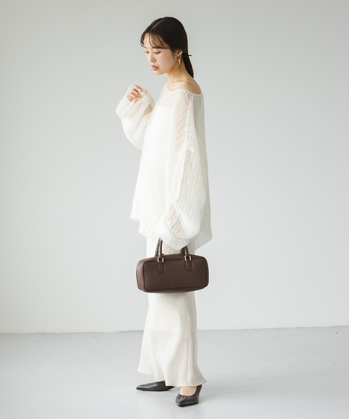 モヘヤウールシアープルオーバー（ニット/セーター）｜NOBLE（ノーブル