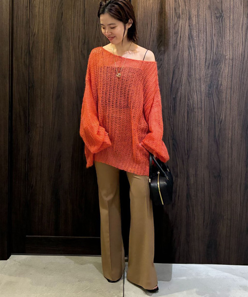 セール】モヘヤウールシアープルオーバー（ニット/セーター）｜NOBLE