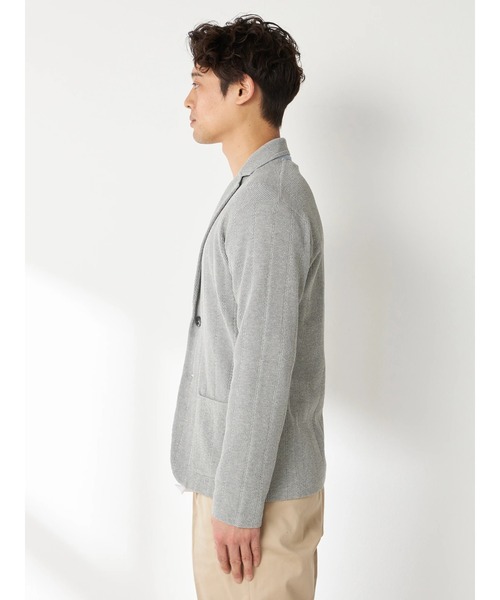 McGREGOR（マックレガー）の「ニットジャケット（カーディガン/ボレロ・メンズ・チャコールグレー/ネイビー・M/L/XL）」の3枚目の写真