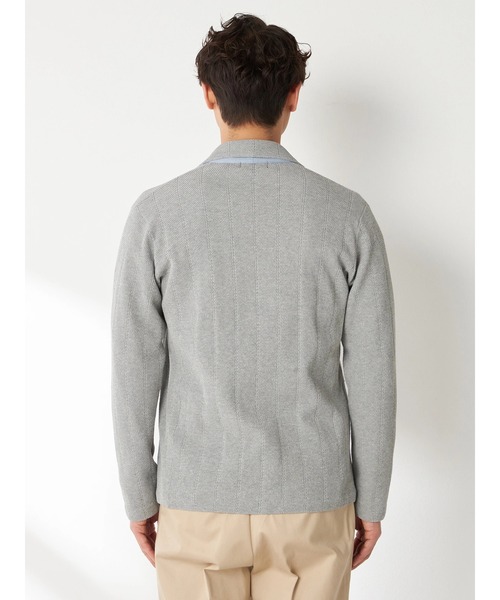 McGREGOR（マックレガー）の「ニットジャケット（カーディガン/ボレロ・メンズ・チャコールグレー/ネイビー・M/L/XL）」の4枚目の写真