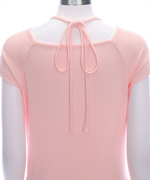 clear（クリア）の「ネックリボンフロントシャーリングカットソー[着回し抜群 大人 韓国ファッション]（Tシャツ/カットソー・レディース・イエロー系その他/ブラック/ピンク/ボルドー/グレー/ブラウン・F）」の19枚目の写真