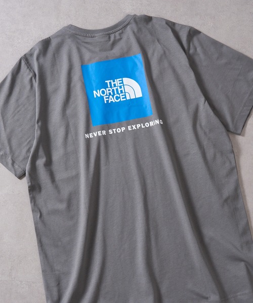 THE NORTH FACE(ザノースフェイス)の「【THE NORTH FACE】スクエア ロゴ トップス NF0A4763(Tシャツ/カットソー・メンズ・グレー系その他3/ホワイト系その他3/ライトベージュ/ブラック/グレー系その他2/グレー系1・S/L/M/LL)」の5枚目の写真
