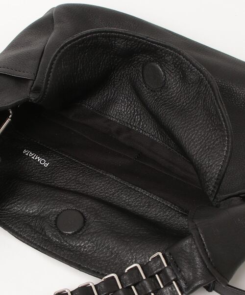 POMTATA(ポンタタ)の「POMTATA/ポンタタ/FLYD HANDBAG(ショルダーバッグ・レディース・グレー系その他3/ブラック・F)」の5枚目の写真