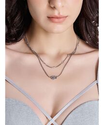 JEYSUS SymmetryGYDA ラインストーンレイヤーネックレス