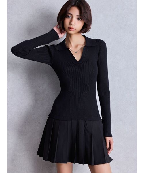 GYDA（ジェイダ）の「JEYSUS SymmetryGYDA ラインストーンレイヤーネックレス（ネックレス・レディース・ゴールド/シルバー・FREE）」の12枚目の写真