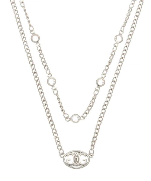 GYDA（ジェイダ）の「JEYSUS SymmetryGYDA ラインストーンレイヤーネックレス（ネックレス・レディース・ゴールド/シルバー・FREE）」の16枚目の写真