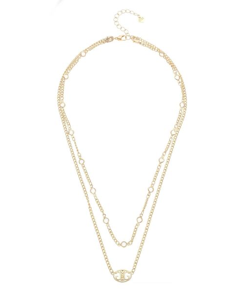 GYDA（ジェイダ）の「JEYSUS SymmetryGYDA ラインストーンレイヤーネックレス（ネックレス・レディース・ゴールド/シルバー・FREE）」の22枚目の写真