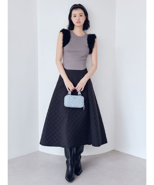 FURFUR（ファーファー）の「スタッズリボンカチューシャ（カチューシャ・レディース・キャメル/ブラック/ピンク・F）」の5枚目の写真