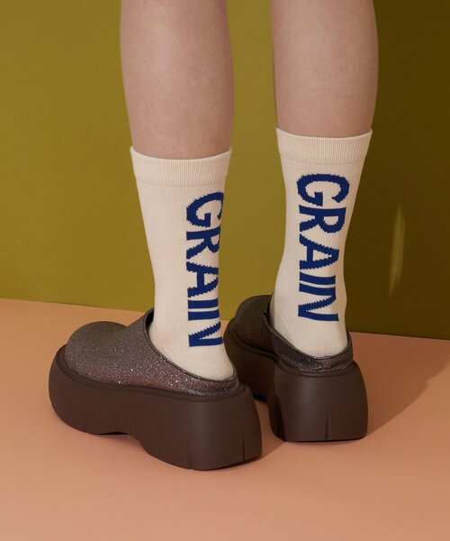 CIAOPANIC（チャオパニック）の「厚底ラメサボサンダル（サンダル・レディース・ブラック/シルバー/ブラウン・39/37/35）」の2枚目の写真