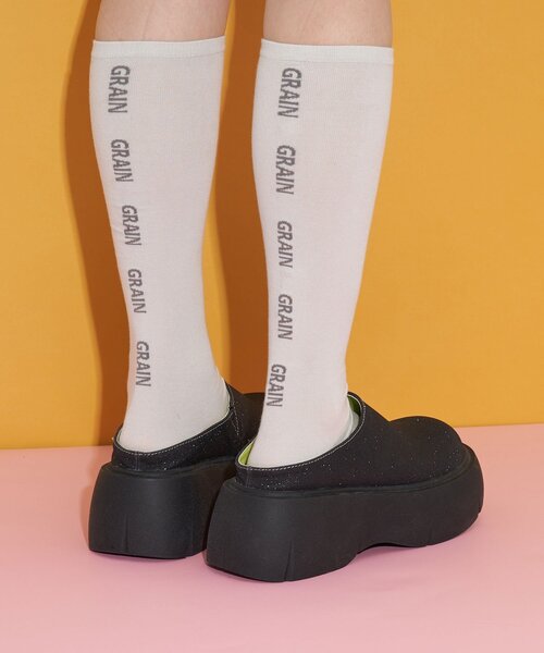 CIAOPANIC（チャオパニック）の「厚底ラメサボサンダル（サンダル・レディース・ブラック/シルバー/ブラウン・39/37/35）」の9枚目の写真