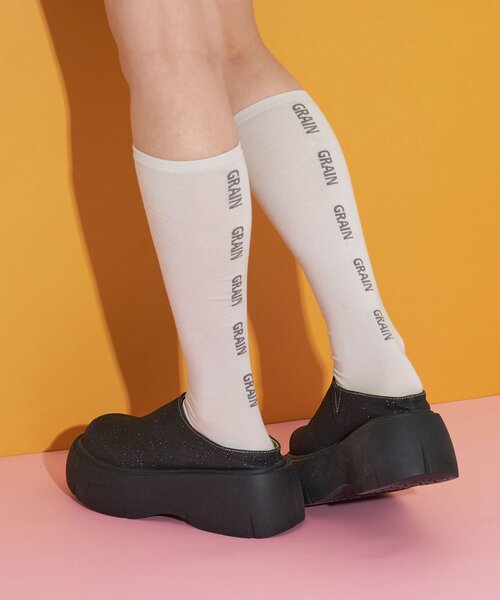 CIAOPANIC（チャオパニック）の「厚底ラメサボサンダル（サンダル・レディース・ブラック/シルバー/ブラウン・39/37/35）」の10枚目の写真