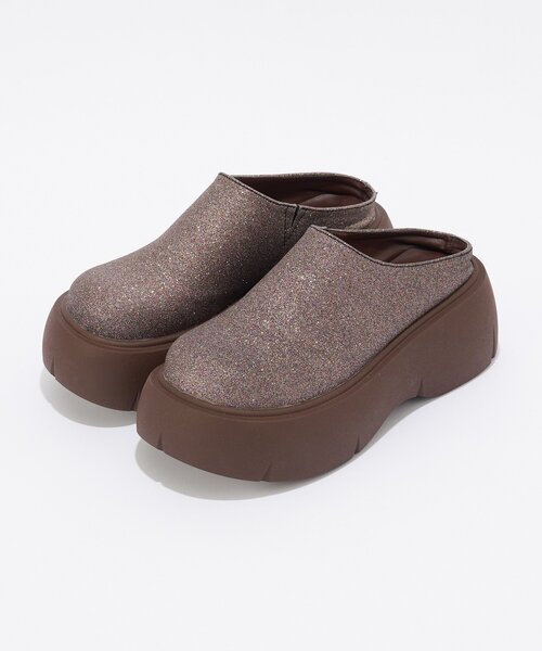 CIAOPANIC（チャオパニック）の「厚底ラメサボサンダル（サンダル・レディース・ブラック/シルバー/ブラウン・39/37/35）」の12枚目の写真