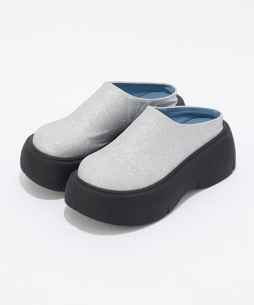 CIAOPANIC（チャオパニック）の「厚底ラメサボサンダル（サンダル・レディース・ブラック/シルバー/ブラウン・39/37/35）」の13枚目の写真