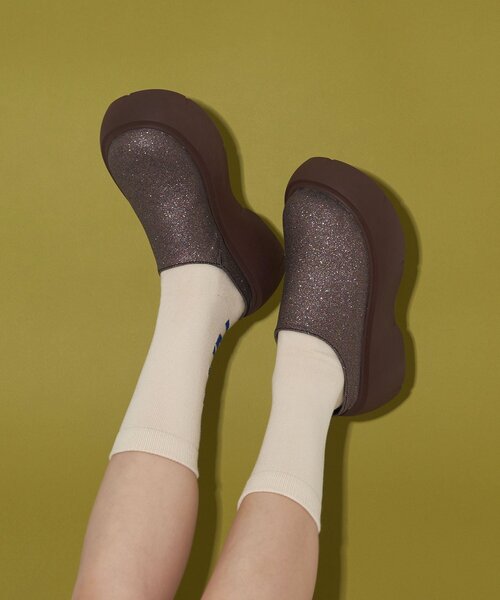 CIAOPANIC（チャオパニック）の「厚底ラメサボサンダル（サンダル・レディース・ブラック/シルバー/ブラウン・39/37/35）」の21枚目の写真