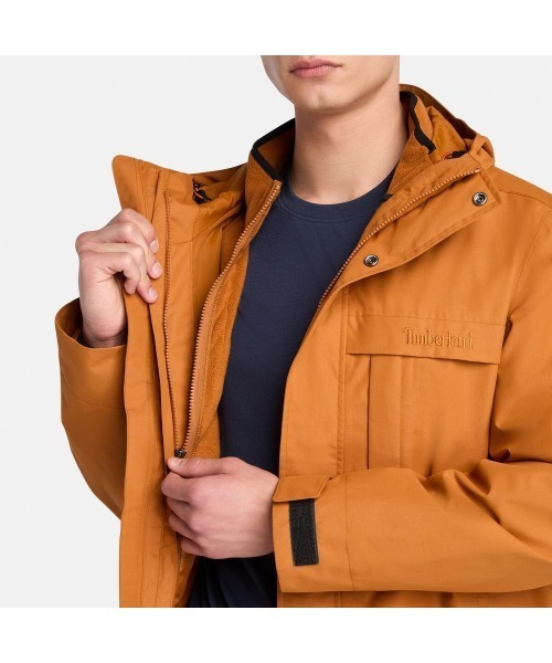 Timberland（ティンバーランド）の「ベントン ウォータープルーフ 3-in-1 ジャケット メンズ（防水）（その他アウター・メンズ・ブラウン系その他・LARGE/MEDIUM/SMALL/X-LARGE/XX-LARGE）」の3枚目の写真