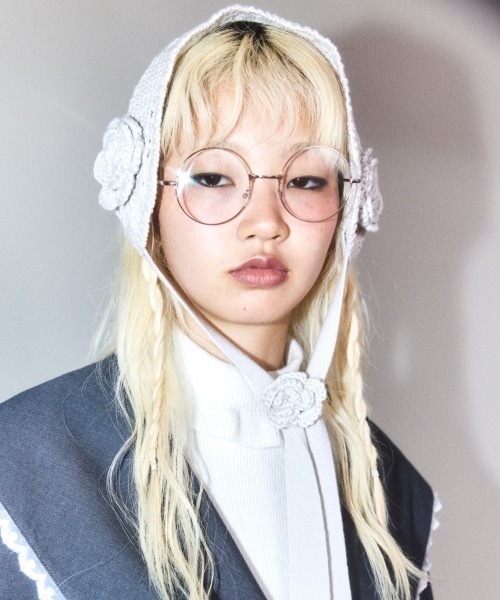 Candy Stripper（キャンディストリッパー）の「FLOWER KNIT HEAD ドレス（その他ヘアアクセサリー・レディース・クリーム/ブルー・FREE）」の10枚目の写真