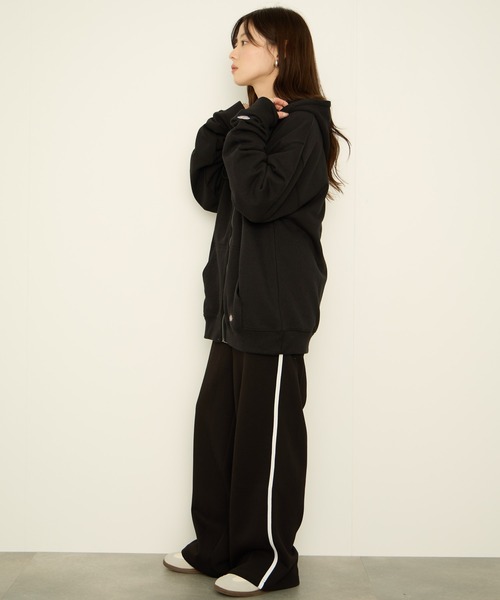 Dickies(ディッキーズ)の「Dickies 裏毛フルジップパーカ(パーカー・メンズ・ブラック/アッシュグレー/ブラウン・L/M/XXL/XL)」の18枚目の写真
